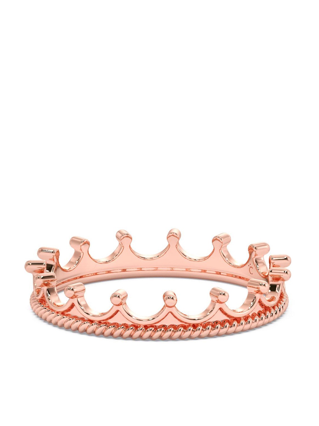 

CANDERE A KALYAN JEWELLERS COMPANY 18KT Rose Gold Ring- 1.37 gm