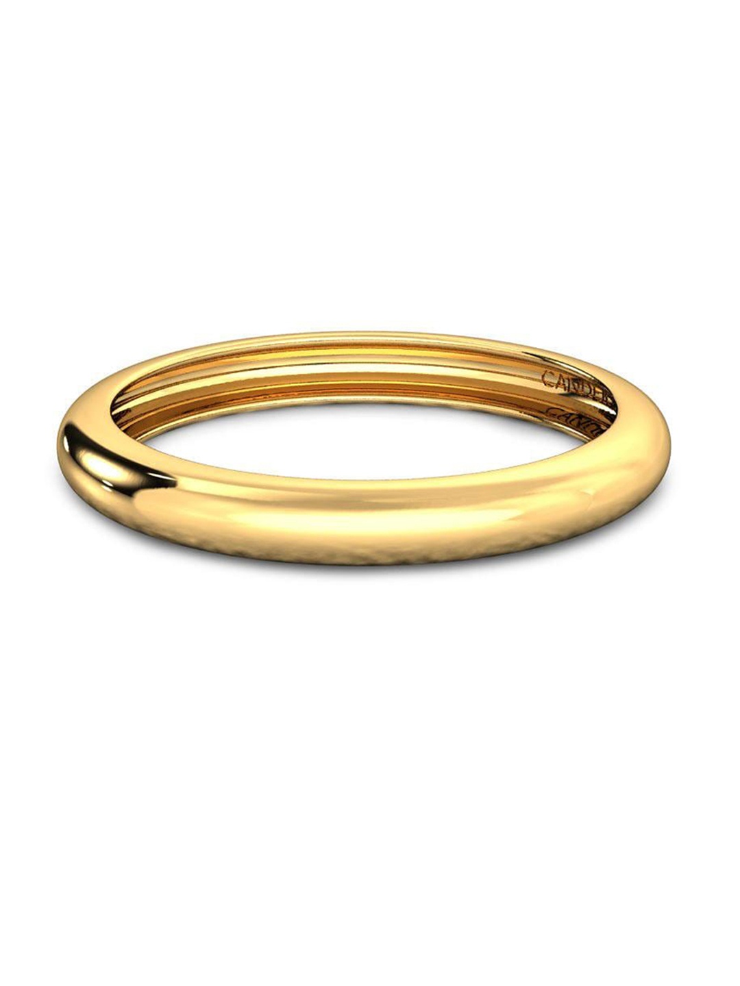 

CANDERE A KALYAN JEWELLERS COMPANY Men 18KT Gold Band Ring- 1.21gm