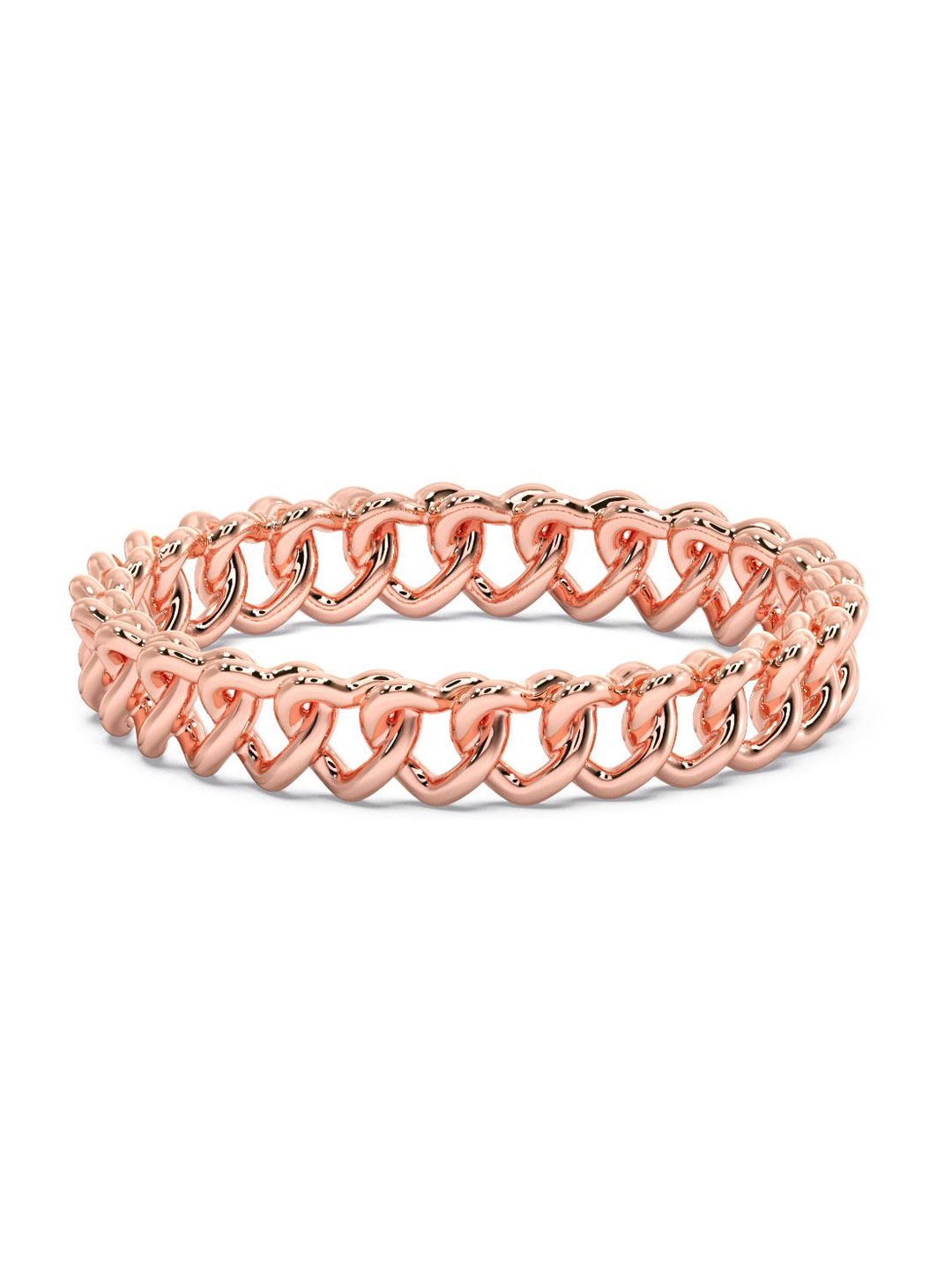 

CANDERE A KALYAN JEWELLERS COMPANY 18KT Rose Gold BIS Hallmark Ring - 1.3 gm