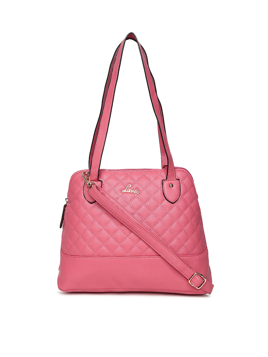 

Lavie Pink Solid Shoulder Bag