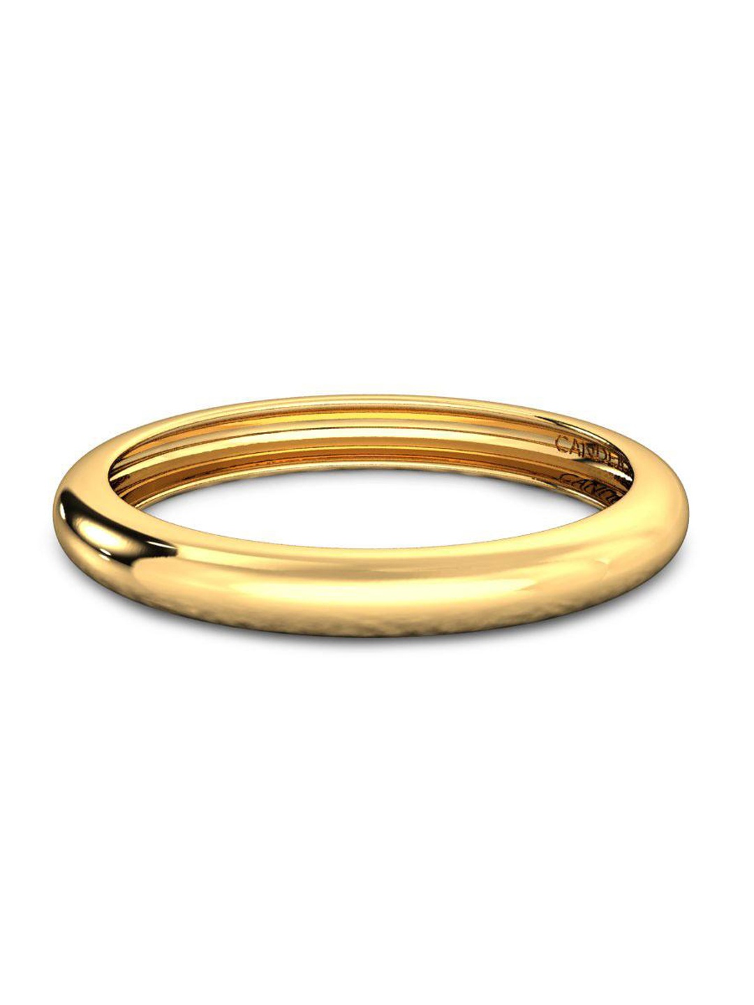 

CANDERE A KALYAN JEWELLERS COMPANY Men 18KT Gold Band Finger Ring-1.5gm