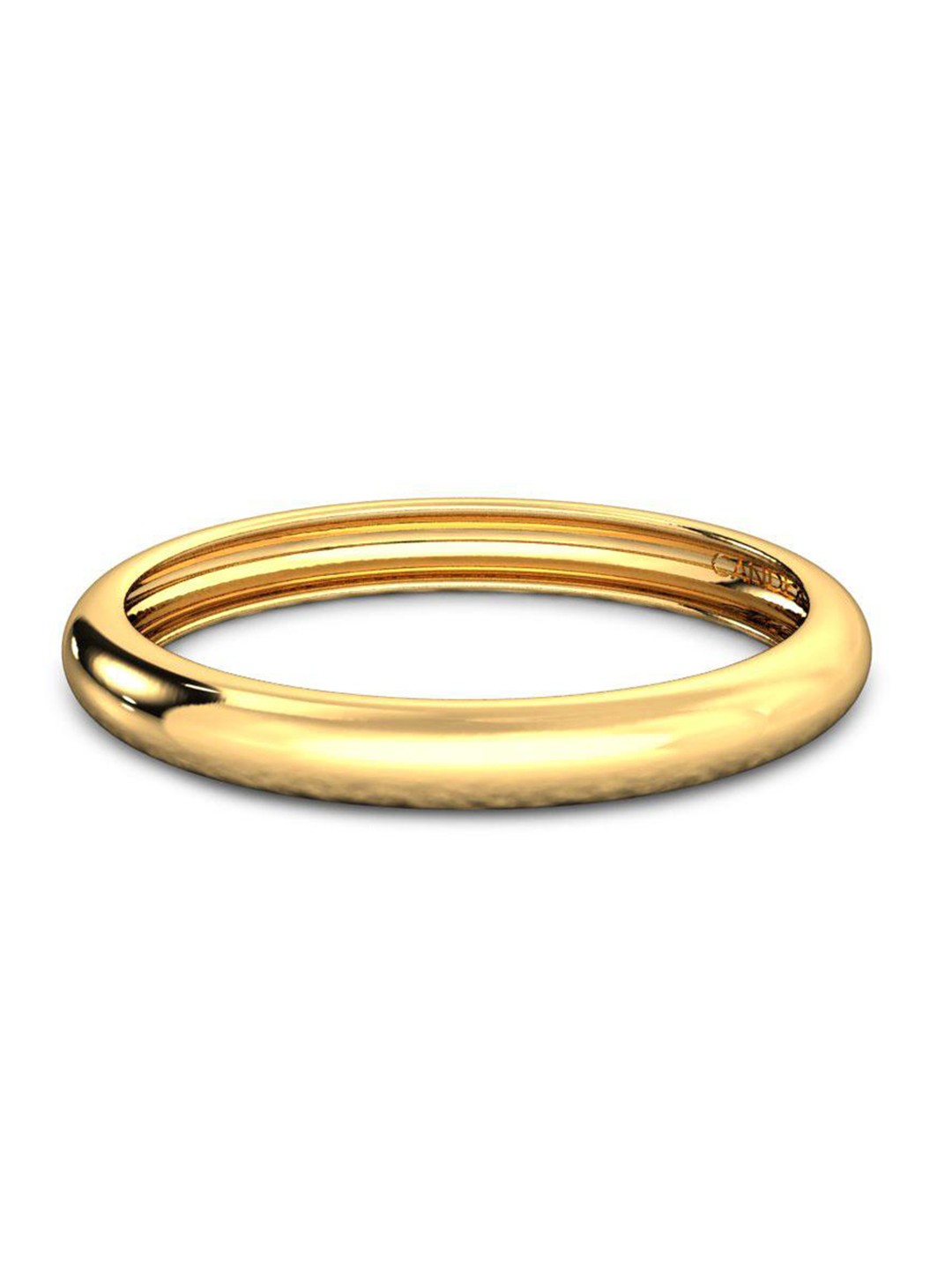 

CANDERE A KALYAN JEWELLERS COMPANY 18KT BIS Hallmark Gold Finger Ring-1.48gm