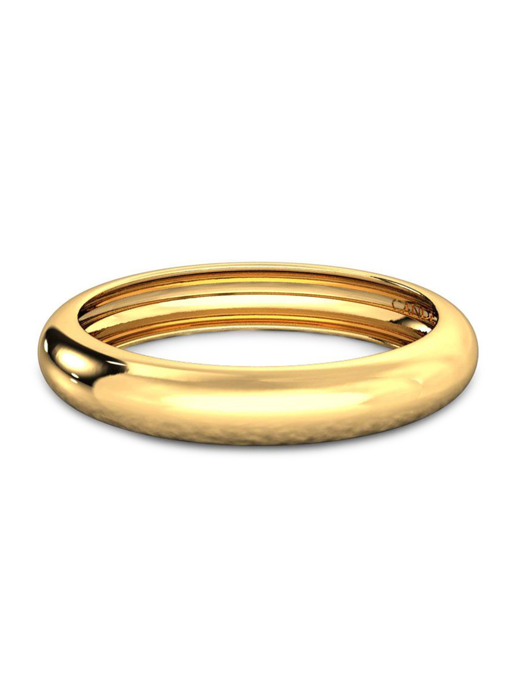 

CANDERE A KALYAN JEWELLERS COMPANY 18KT BIS Hallmark Gold Finger Ring-1.19gm