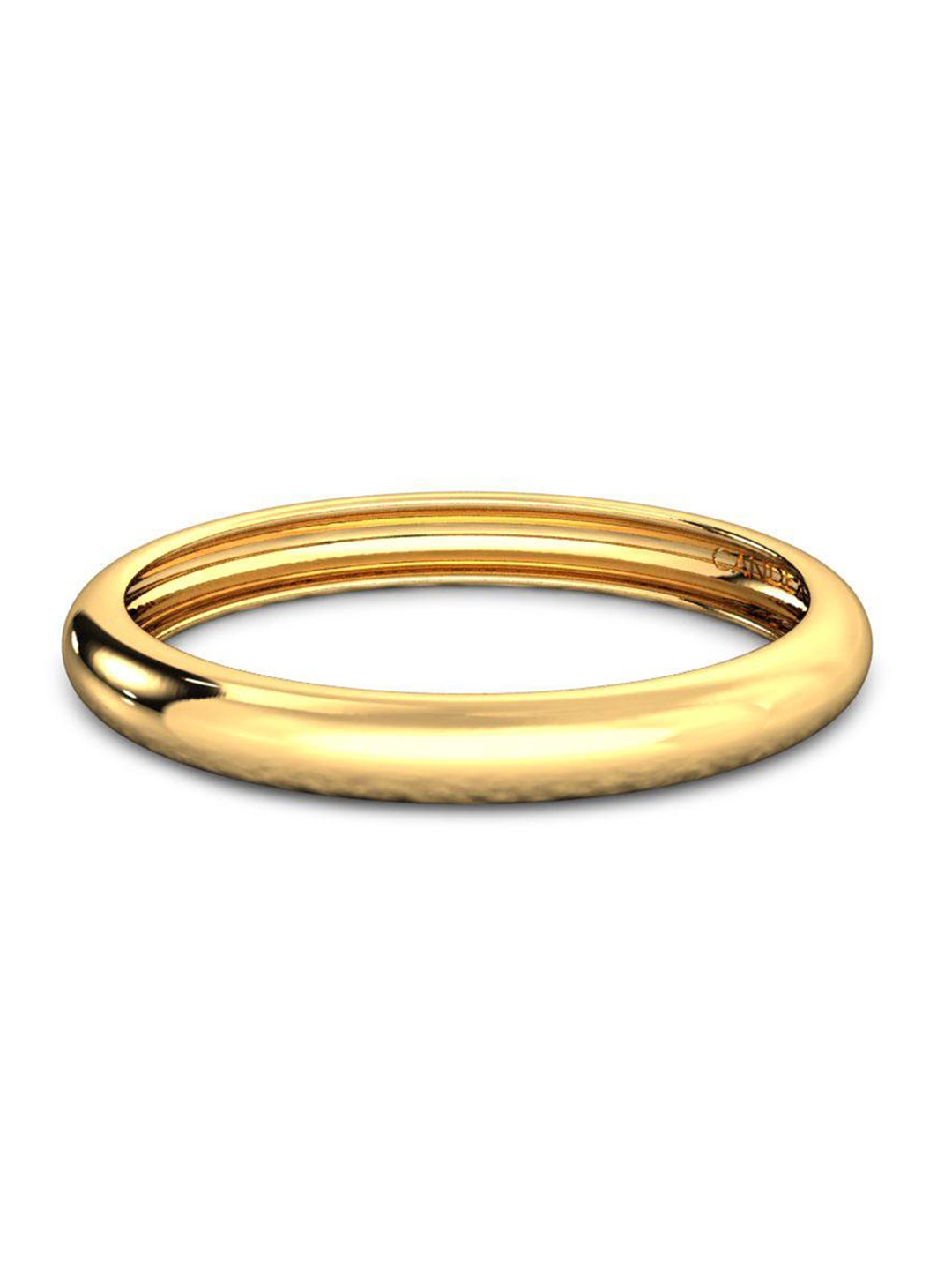 

CANDERE A KALYAN JEWELLERS COMPANY 18KT BIS Hallmark Gold Finger Ring-1.28gm