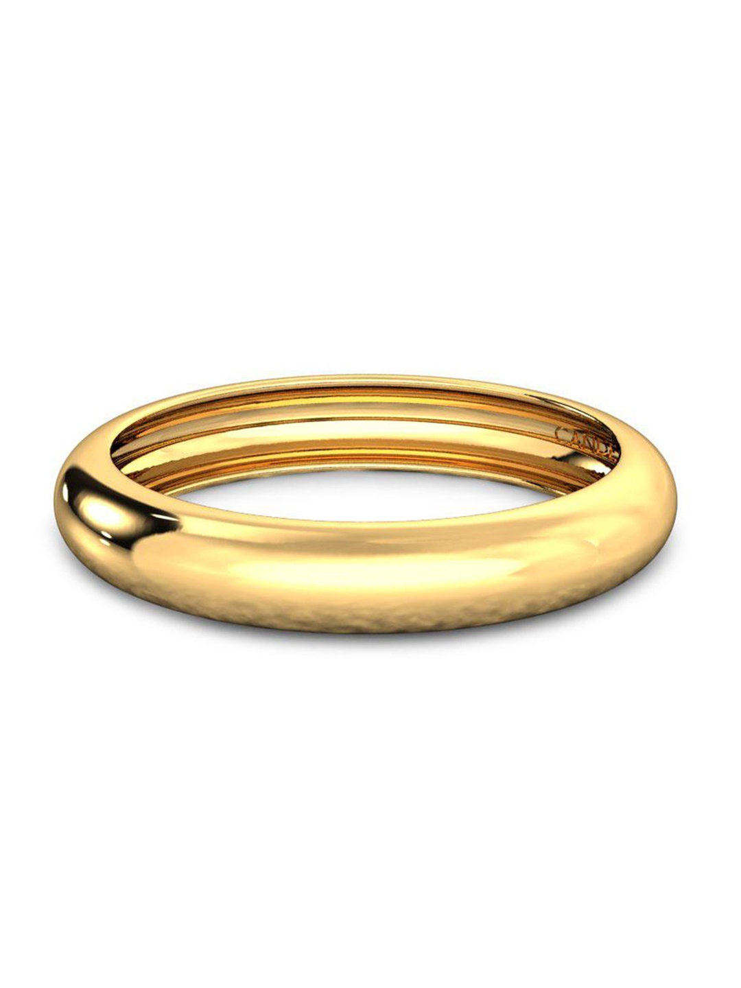 

CANDERE A KALYAN JEWELLERS COMPANY 18KT BIS Hallmark Gold Finger Ring-1.37gm