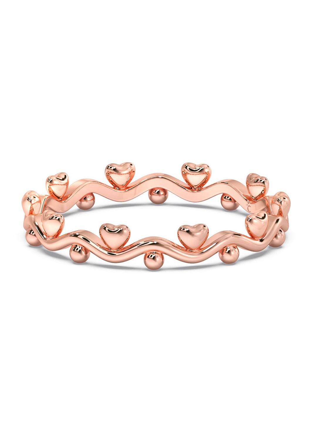 

CANDERE A KALYAN JEWELLERS COMPANY 14K Rose Gold Finger Ring