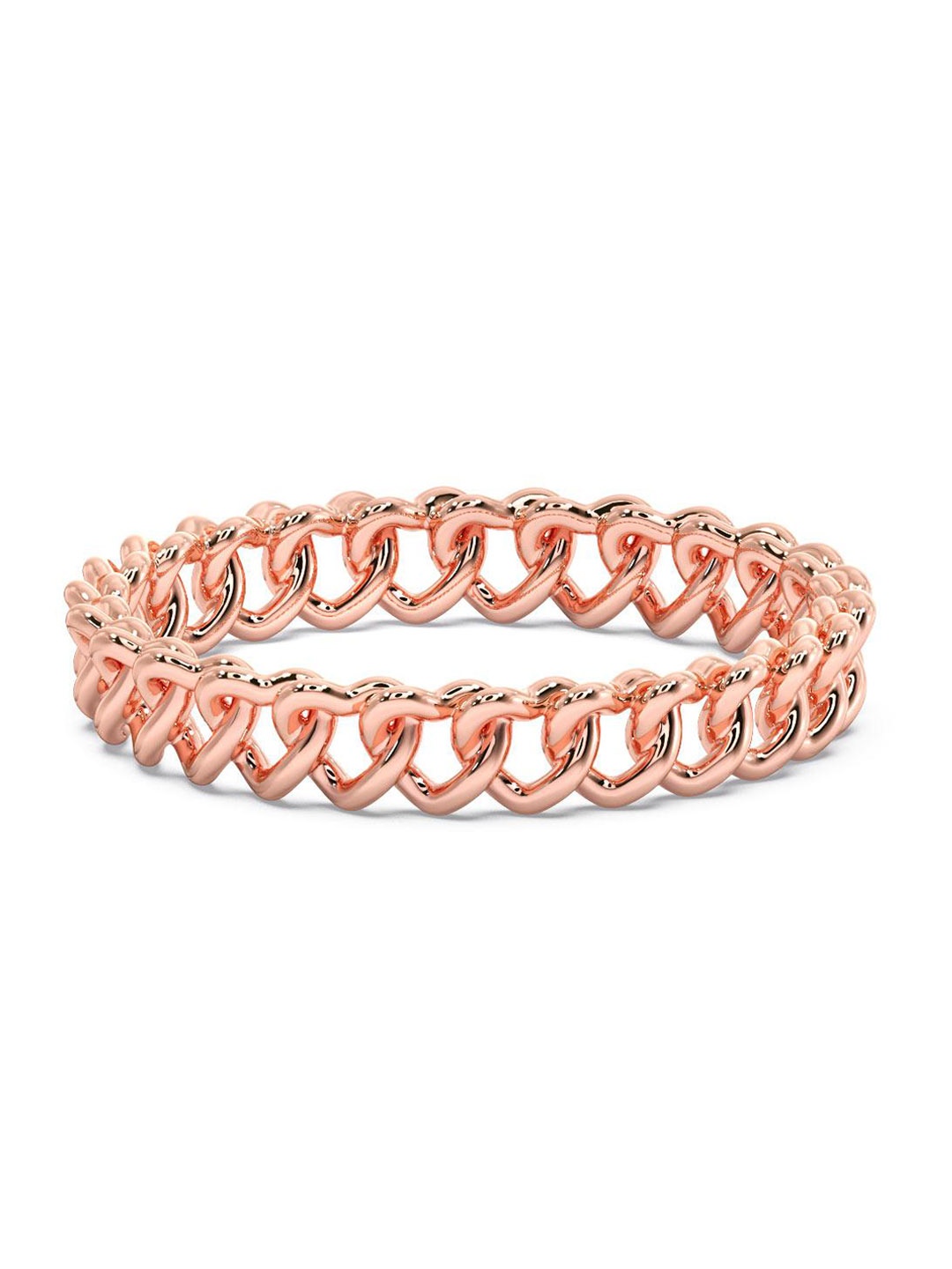 

CANDERE A KALYAN JEWELLERS COMPANY 14KT Rose Gold Lightweight Finger Ring-1.24gm