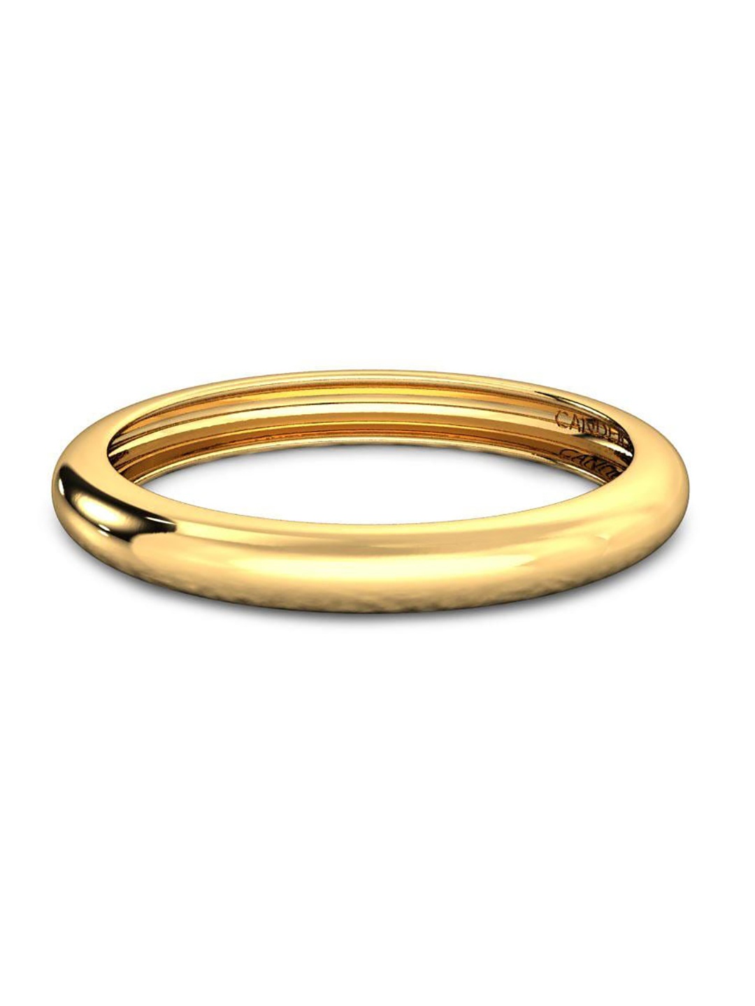 

CANDERE A KALYAN JEWELLERS COMPANY Men 18KT Gold BIS Hallmark Band Ring - 1.48 gm