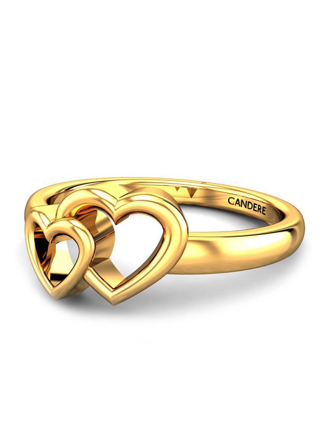 

CANDERE A KALYAN JEWELLERS COMPANY 18KT BIS Hallmark Gold Finger Ring 2.57 g