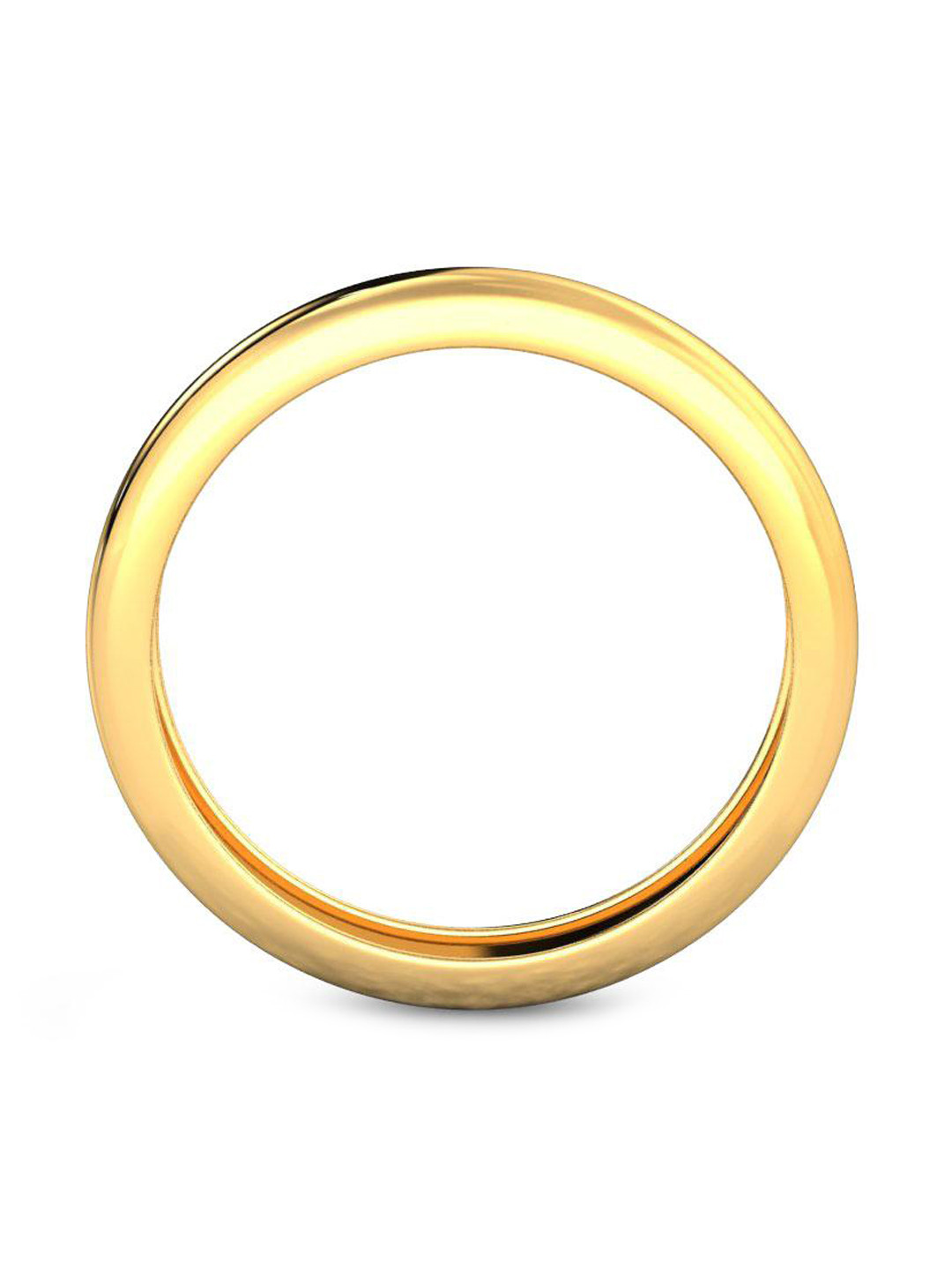 

CANDERE A KALYAN JEWELLERS COMPANY Men 18KT Gold Band Finger Ring-1.31gm