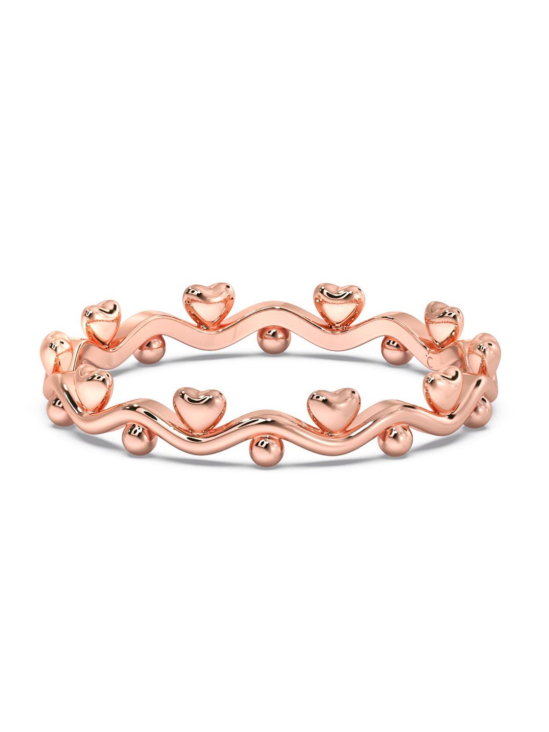 

CANDERE A KALYAN JEWELLERS COMPANY 14KT Rose Gold Ring- 1.48 gm