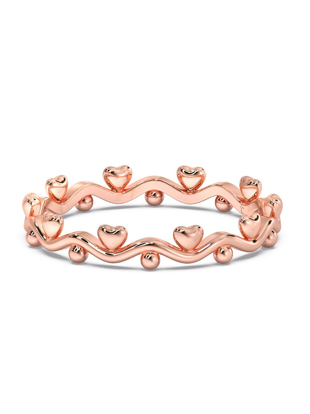

CANDERE A KALYAN JEWELLERS COMPANY 18KT Rose Gold Ring- 1.68 gm