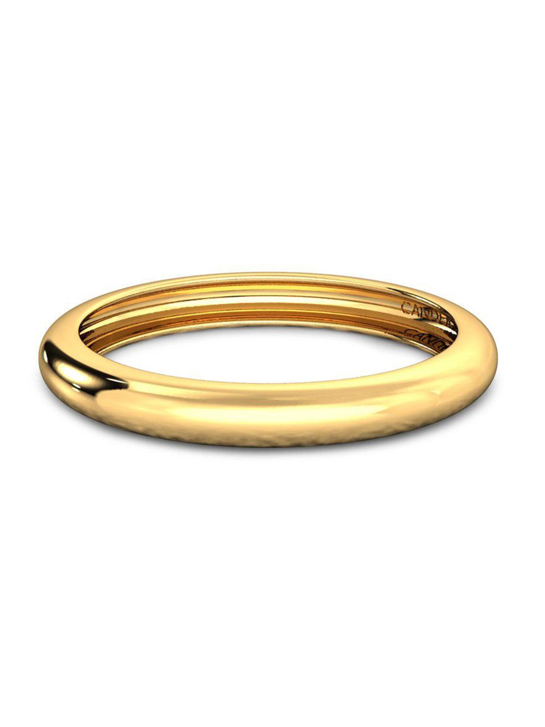 

CANDERE A KALYAN JEWELLERS COMPANY Men 18KT BIS Hallmark Gold Ring-1.4gm