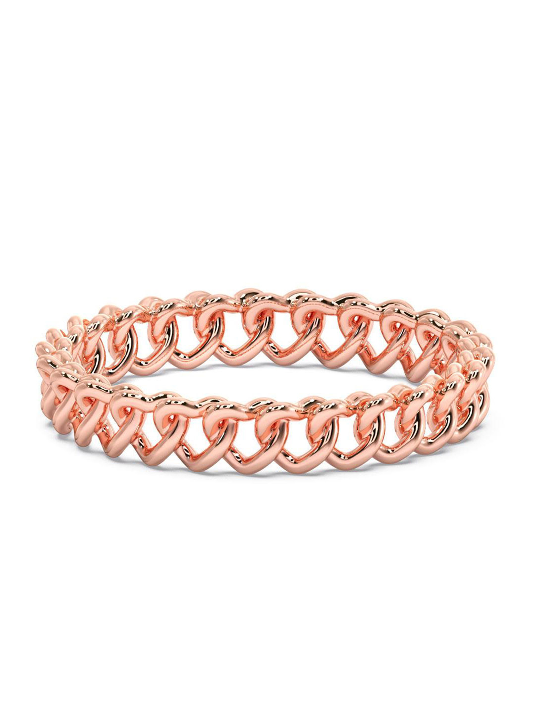 

CANDERE A KALYAN JEWELLERS COMPANY 18KT Rose Gold Lightweight Finger Ring-1.34gm