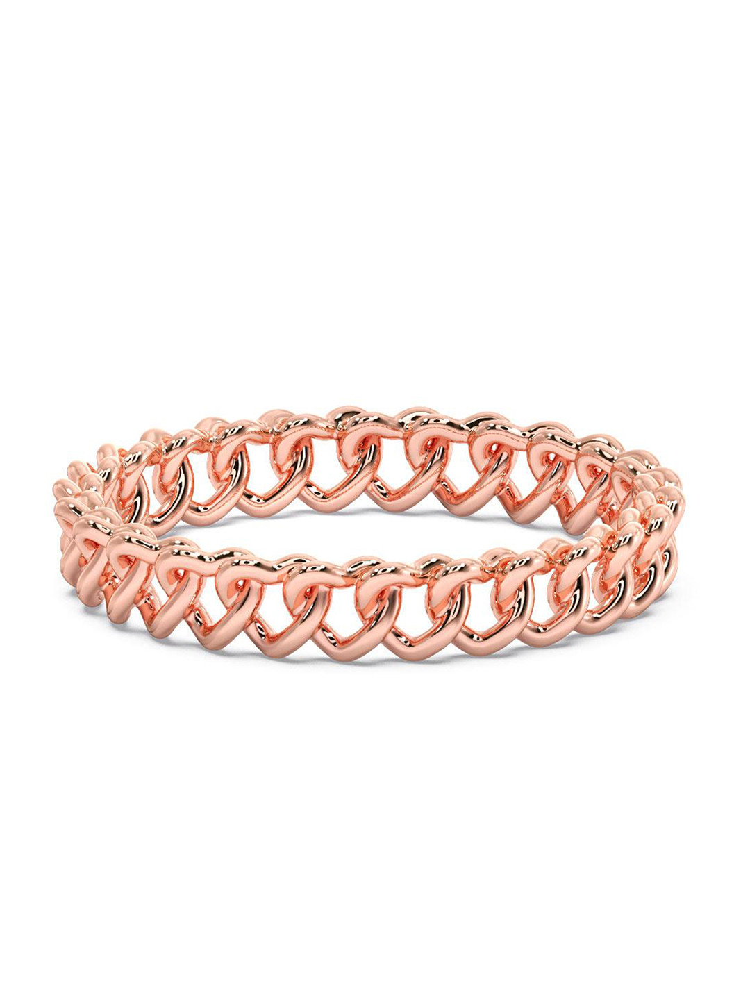 

CANDERE A KALYAN JEWELLERS COMPANY 18KT Rose Gold Ring-1.27gm