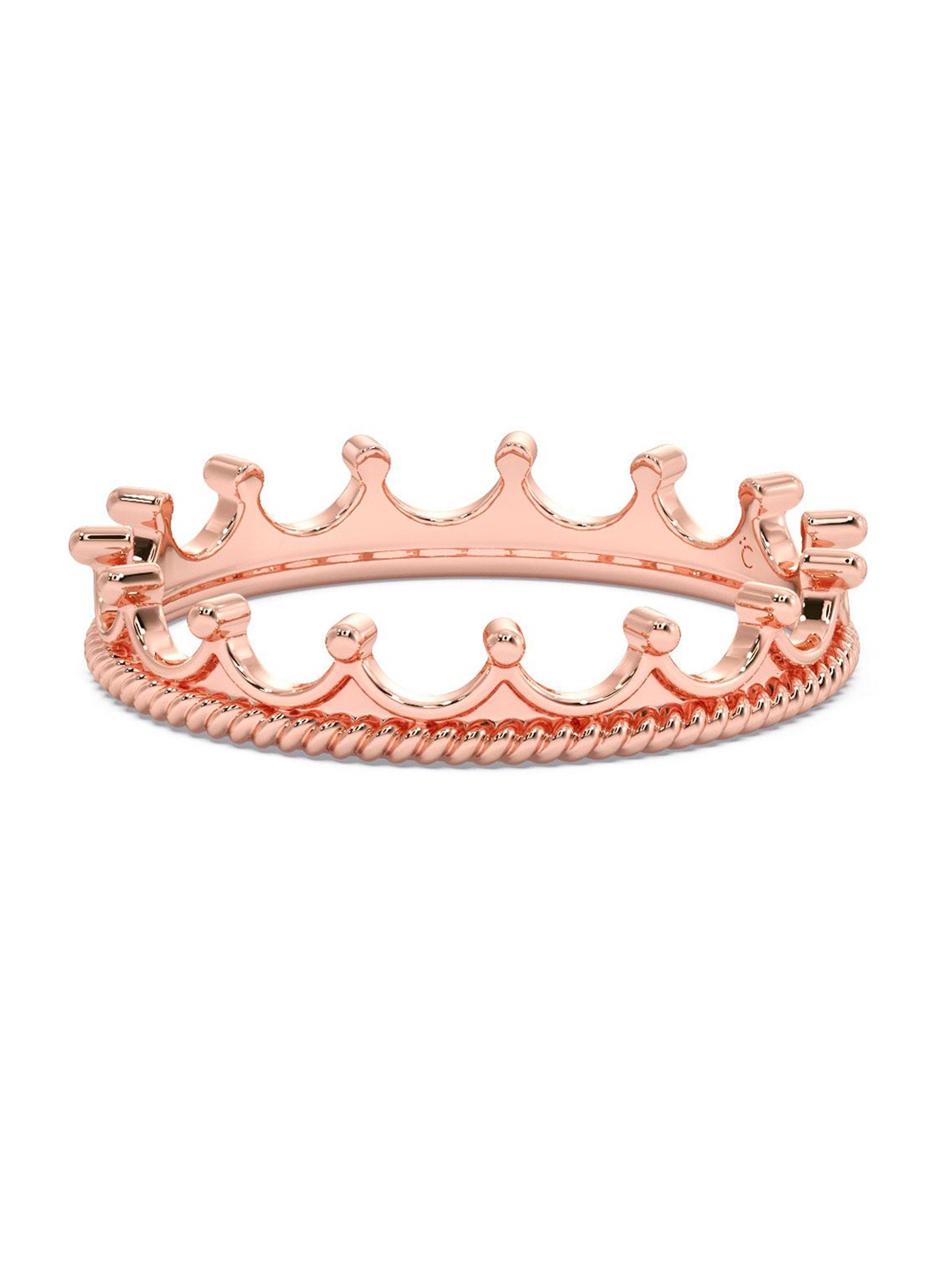 

CANDERE A KALYAN JEWELLERS COMPANY 18KT Rose Gold Ring-1.68gm