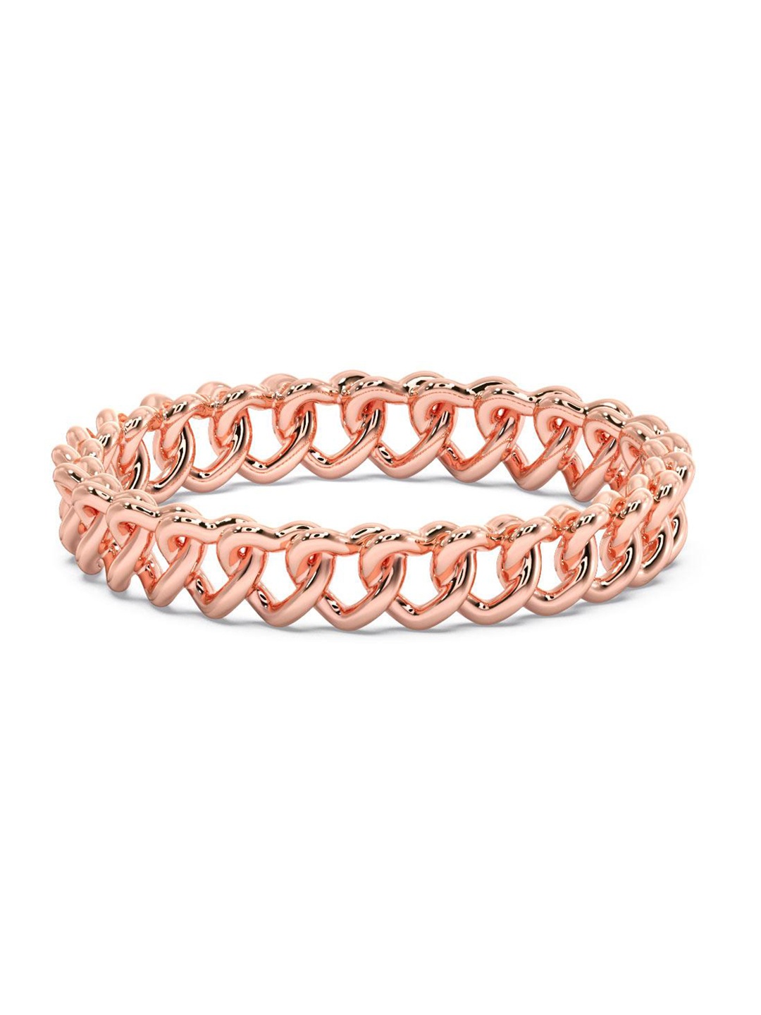 

CANDERE A KALYAN JEWELLERS COMPANY 18KT Rose Gold BIS Hallmark Ring - 1.62 gm