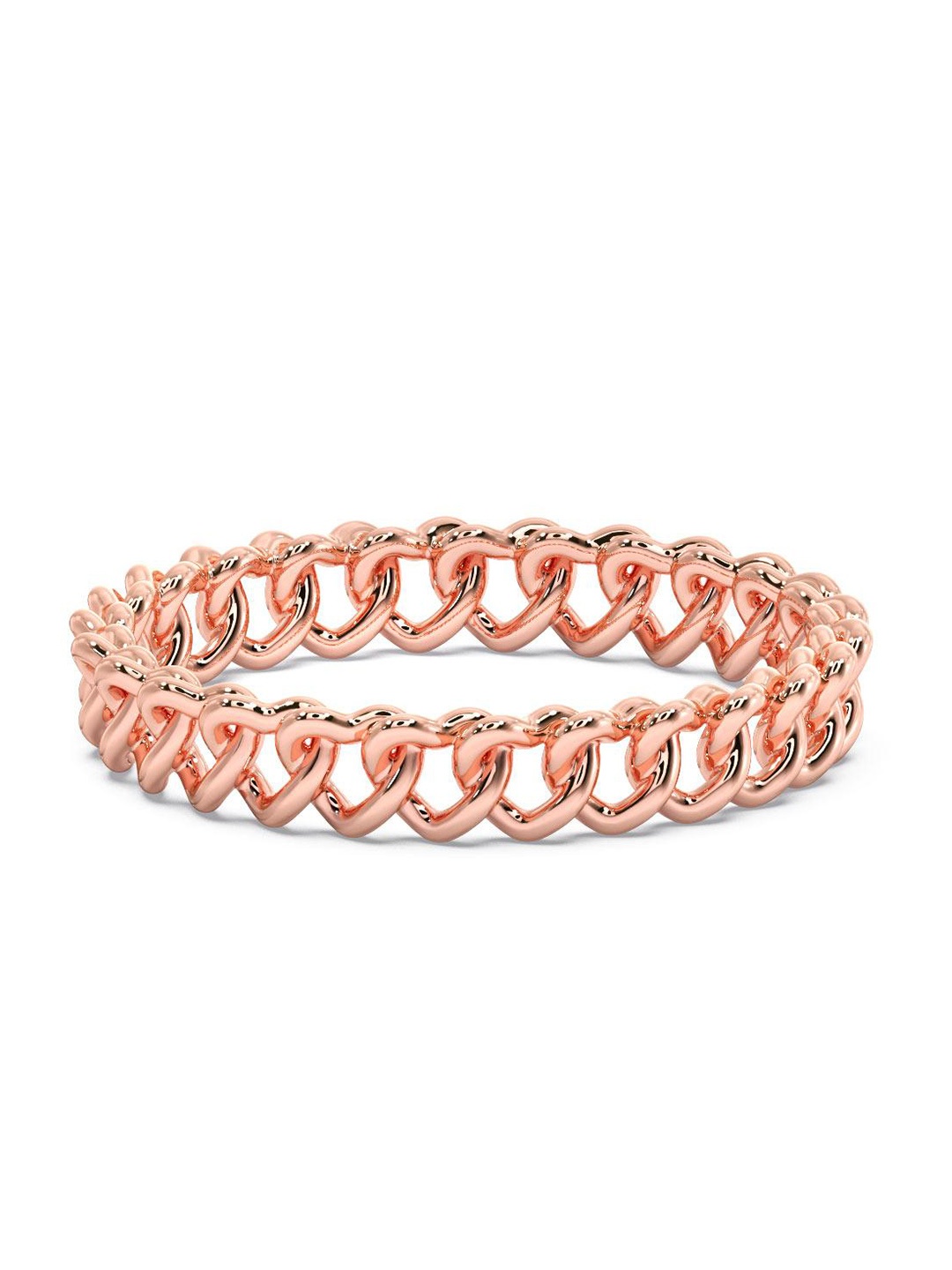 

CANDERE A KALYAN JEWELLERS COMPANY 14KT Rose Gold Ring-1.08gm