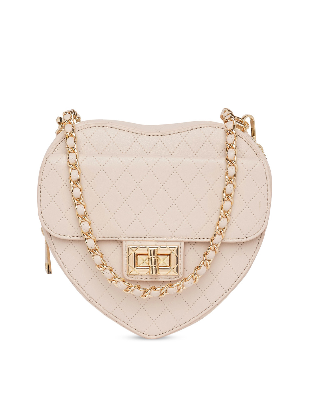 

Call It Spring Structured Handheld Bag With Quilted, Beige