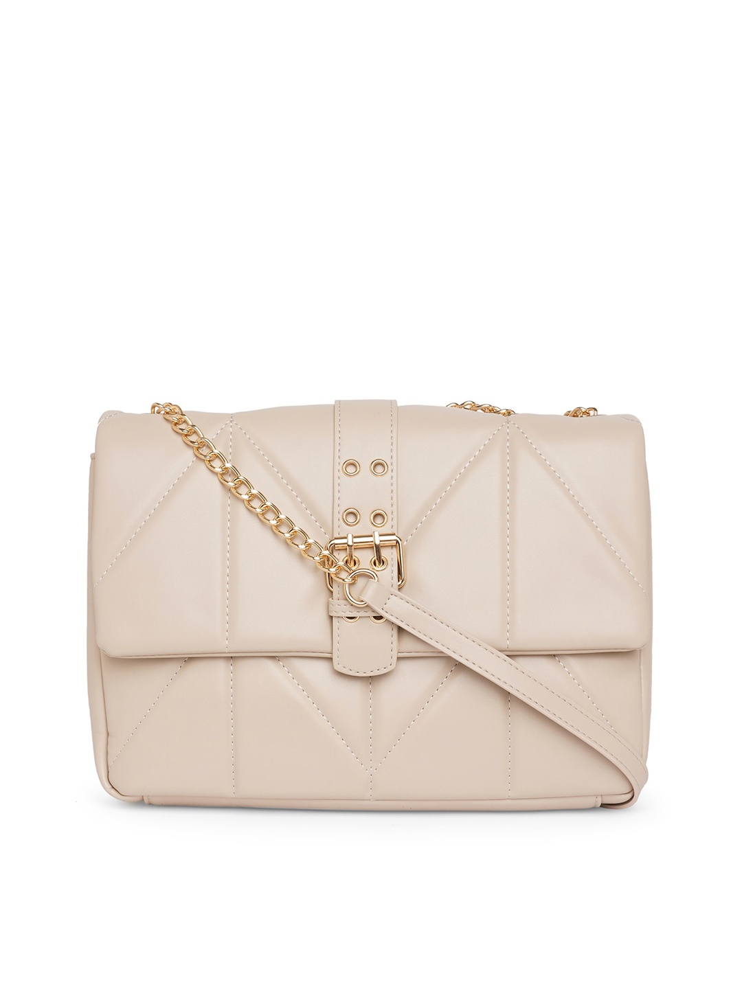 

Call It Spring Structured Sling Bag, Beige