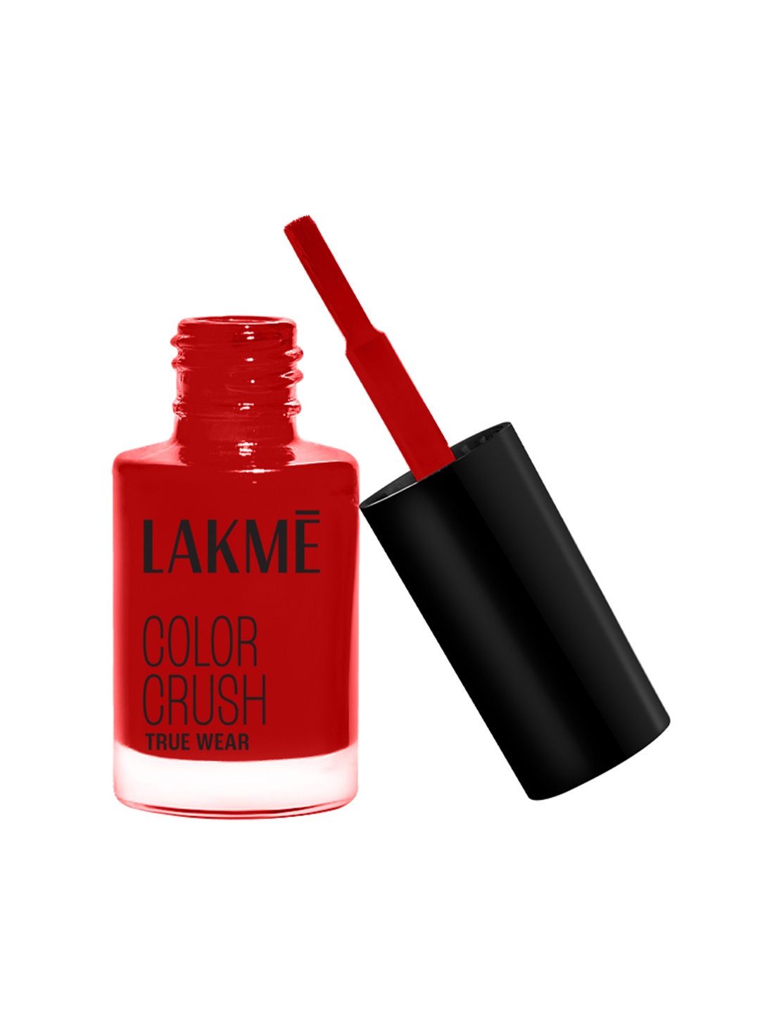 

Lakme True Wear Color Crush Chip Resistant Nail Polish 6 ml - Shade 404, Red