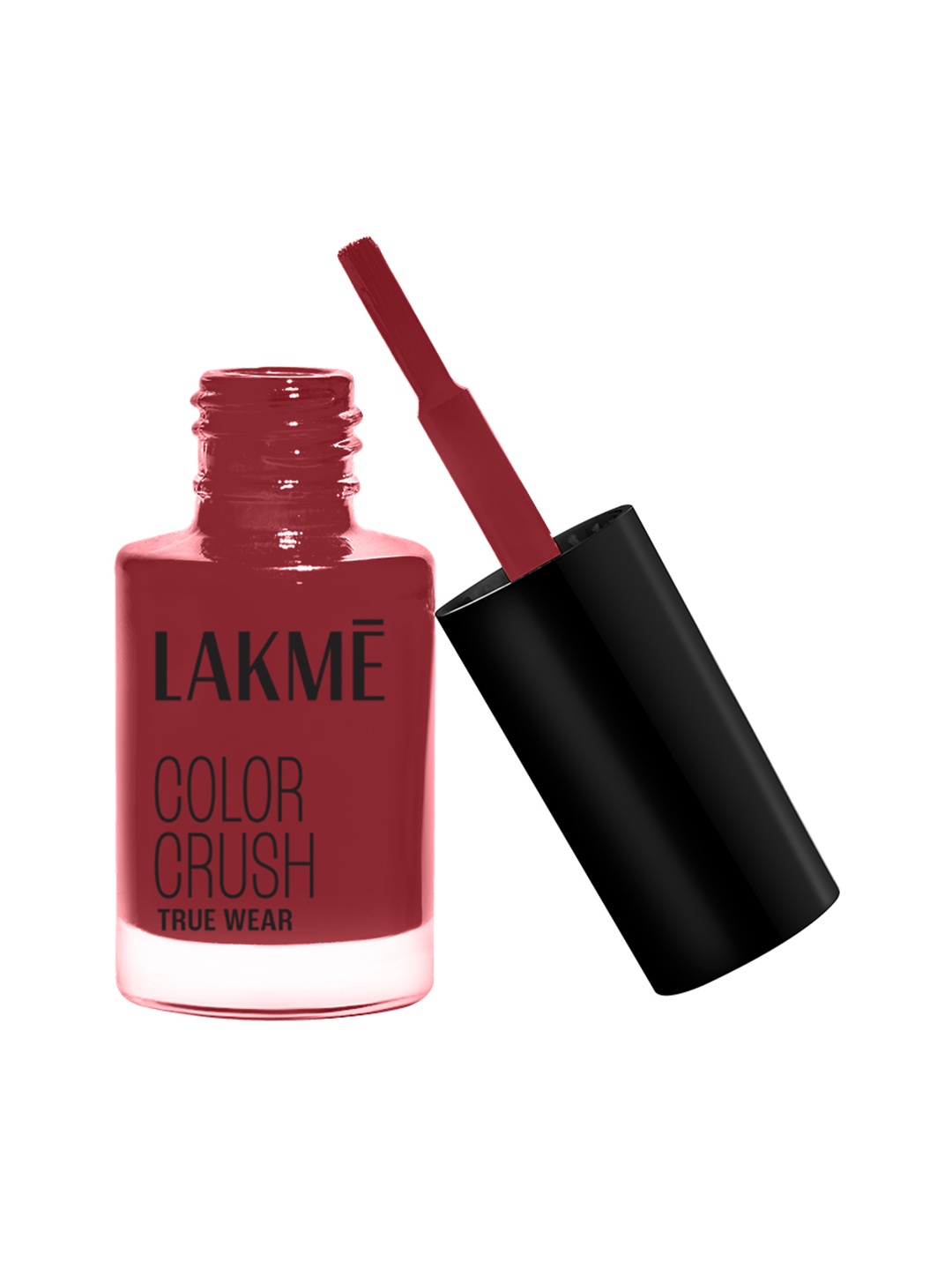

Lakme True Wear Color Crush Nail Polish, Long Lasting & Vibrant Nail Paint, 25, 6ml, Maroon