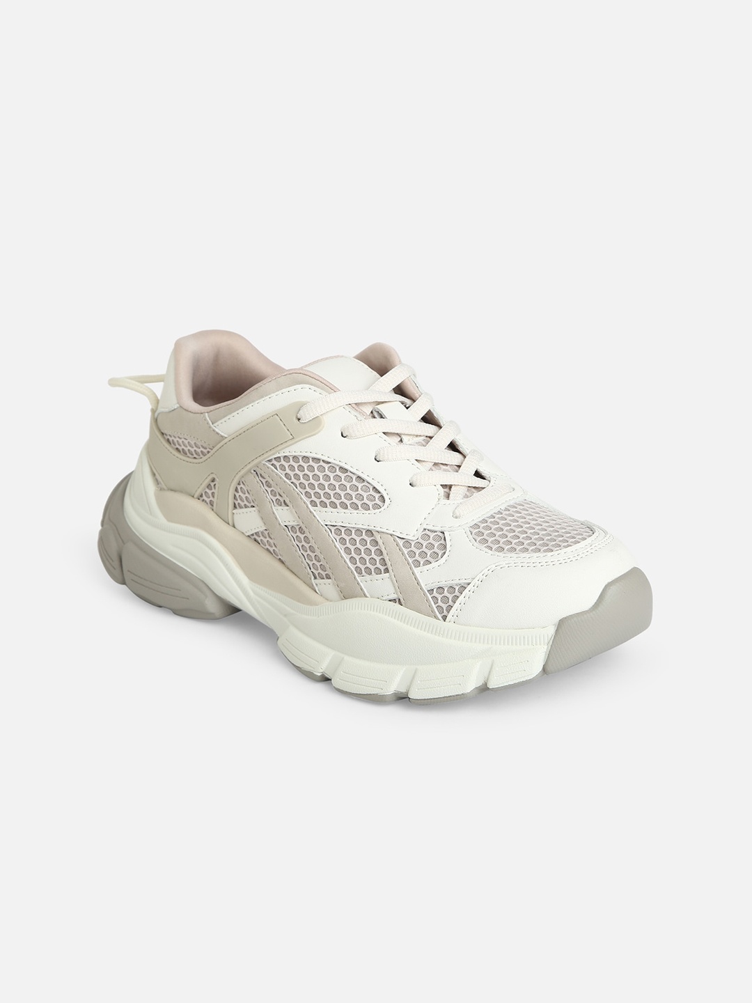 

Call It Spring Women RACER050 Woven Design Comfort Insole Basics Sneakers, Grey