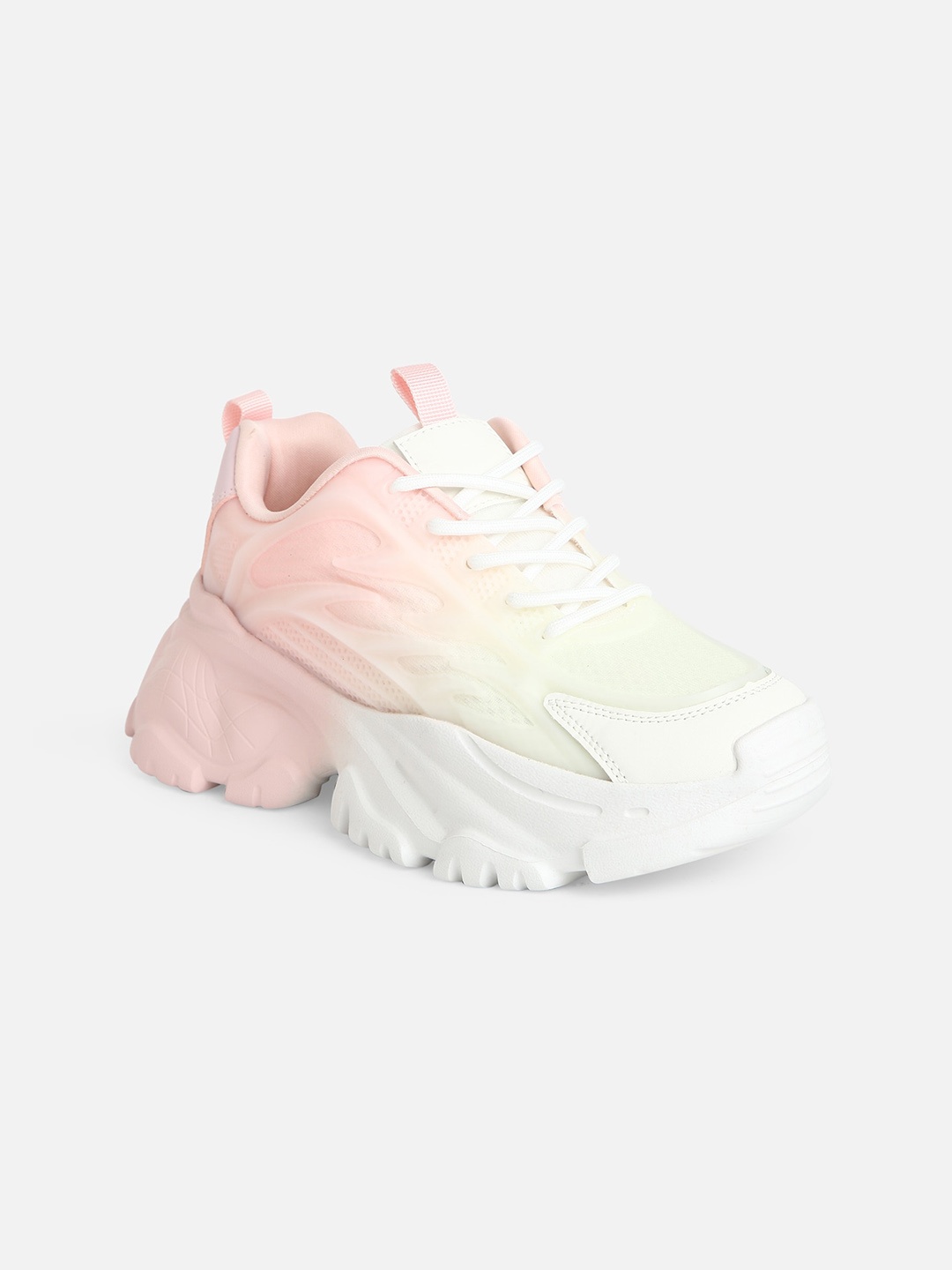

Call It Spring Women OMBRE Woven Design Comfort Insole Basics Sneakers, Pink