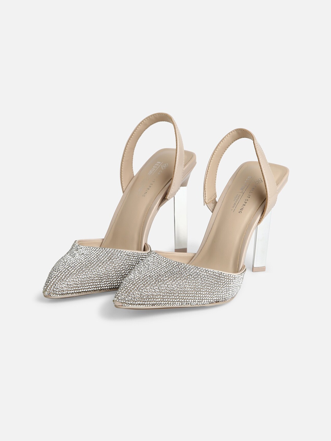 

Call It Spring Pointed Toe Stiletto Heels, Beige
