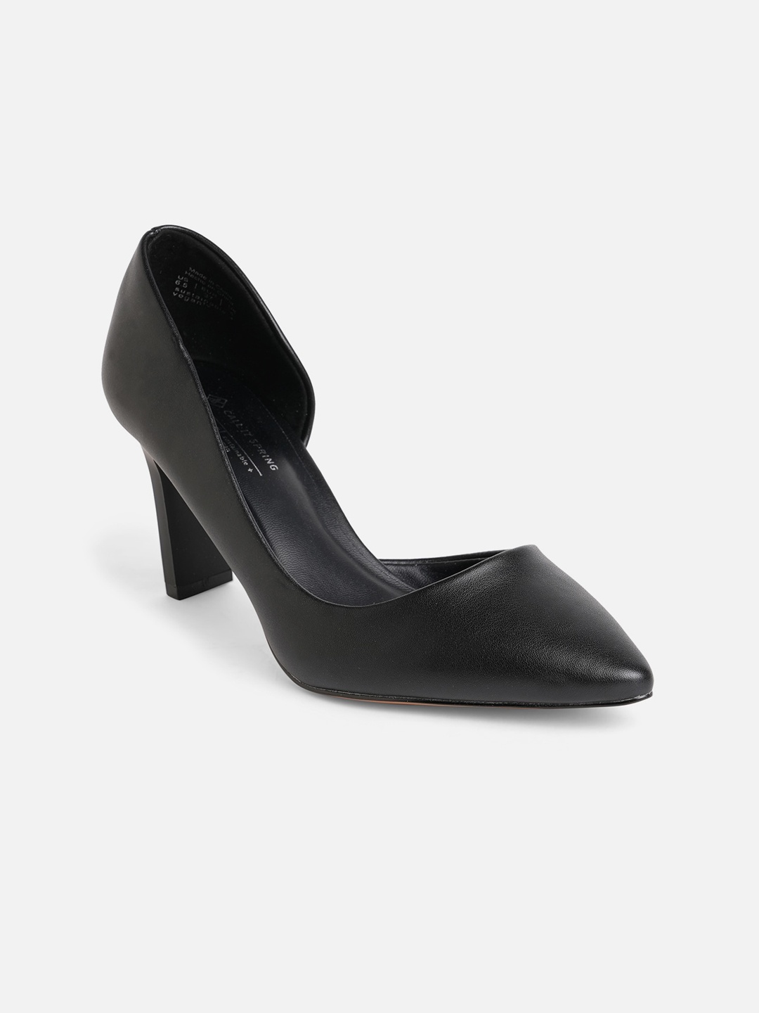 

Call It Spring Round Neck lock Pumps Heels, Black