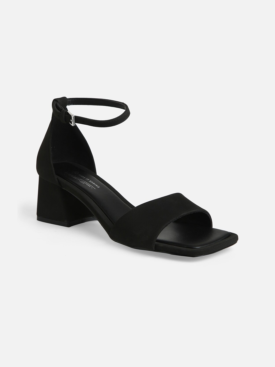 

Call It Spring Women Mid-Top Block Heels, Black