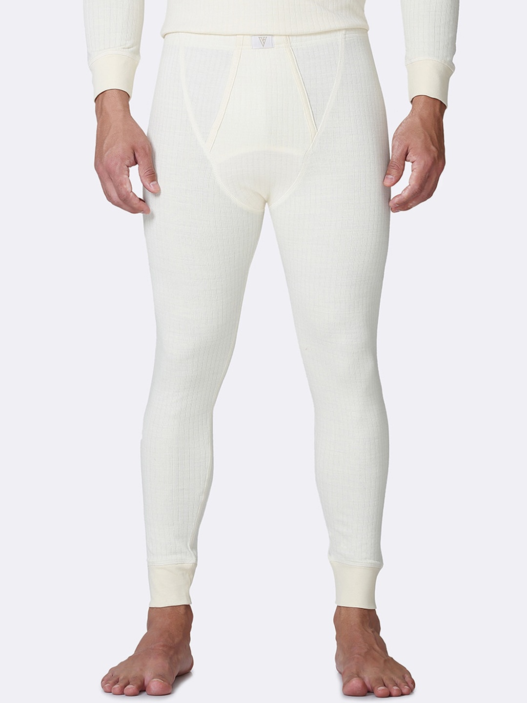 

Van Heusen Men Warmtech Antibacterial Extra Warm Thermal Bottom, Cream