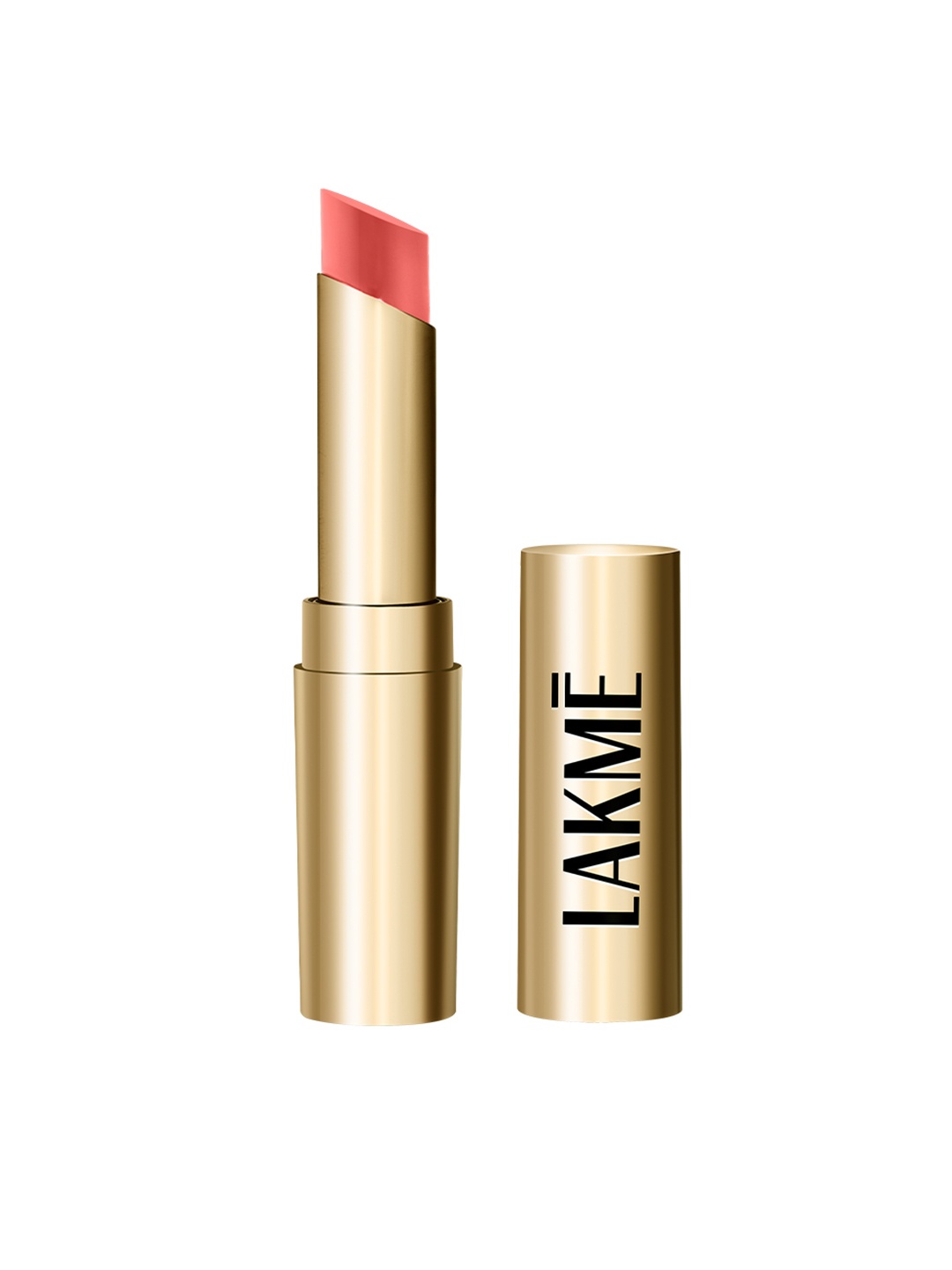 

Lakme Unreal 3D Slim Matte Finish Bullet Lipstick - Nude Pop, 3.6g, Brown