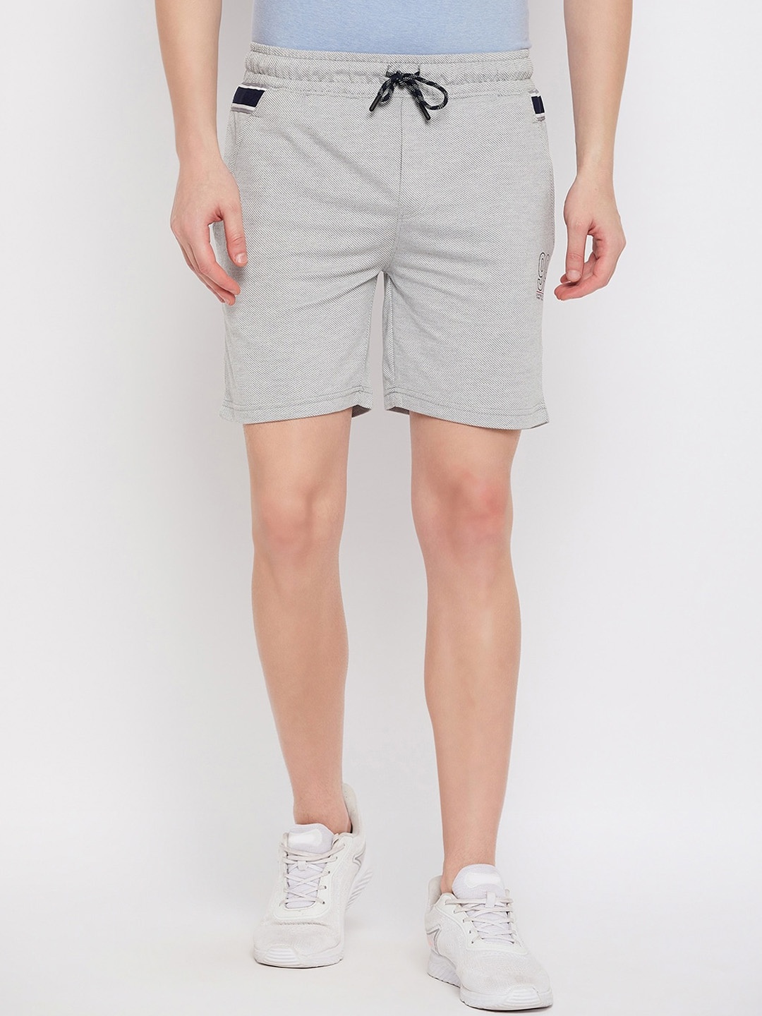 

LIVFREE Men Mid-Rise Regular Fit Sports Shorts, Grey