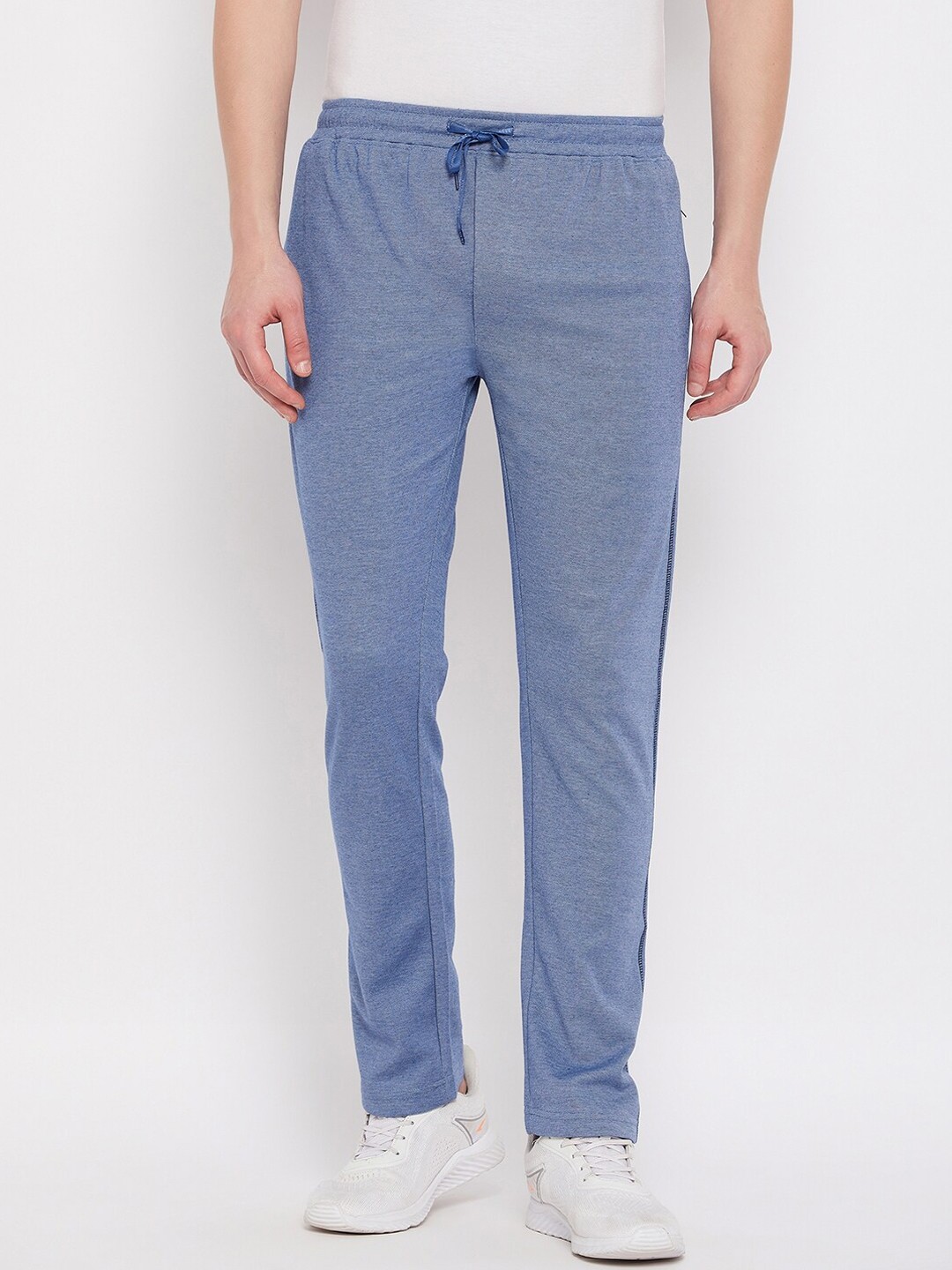 

NEVA Men Cotton Regular Fit Track Pants, Blue