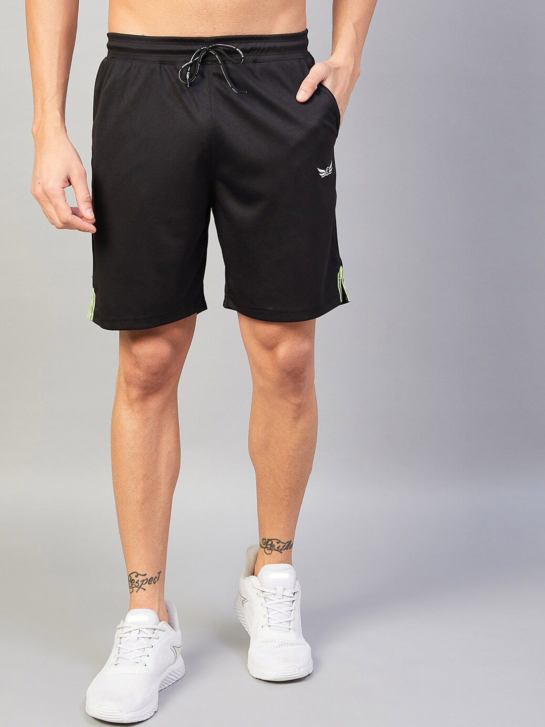 

CHROME & CORAL Brand Logo Printed Boxers BXR05_Black_Tape
