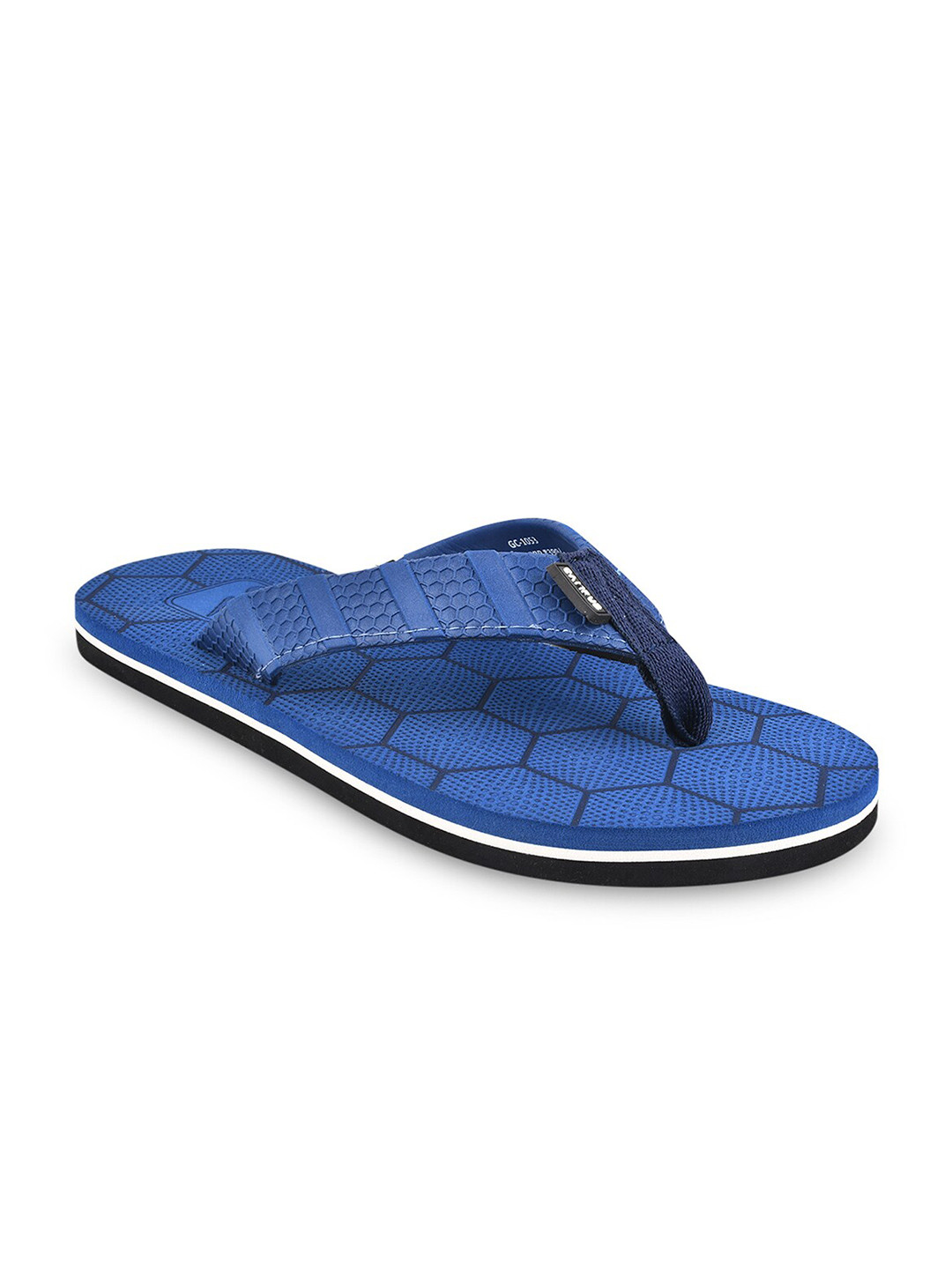 

Campus Men Printed Thong Flip-Flops, Blue