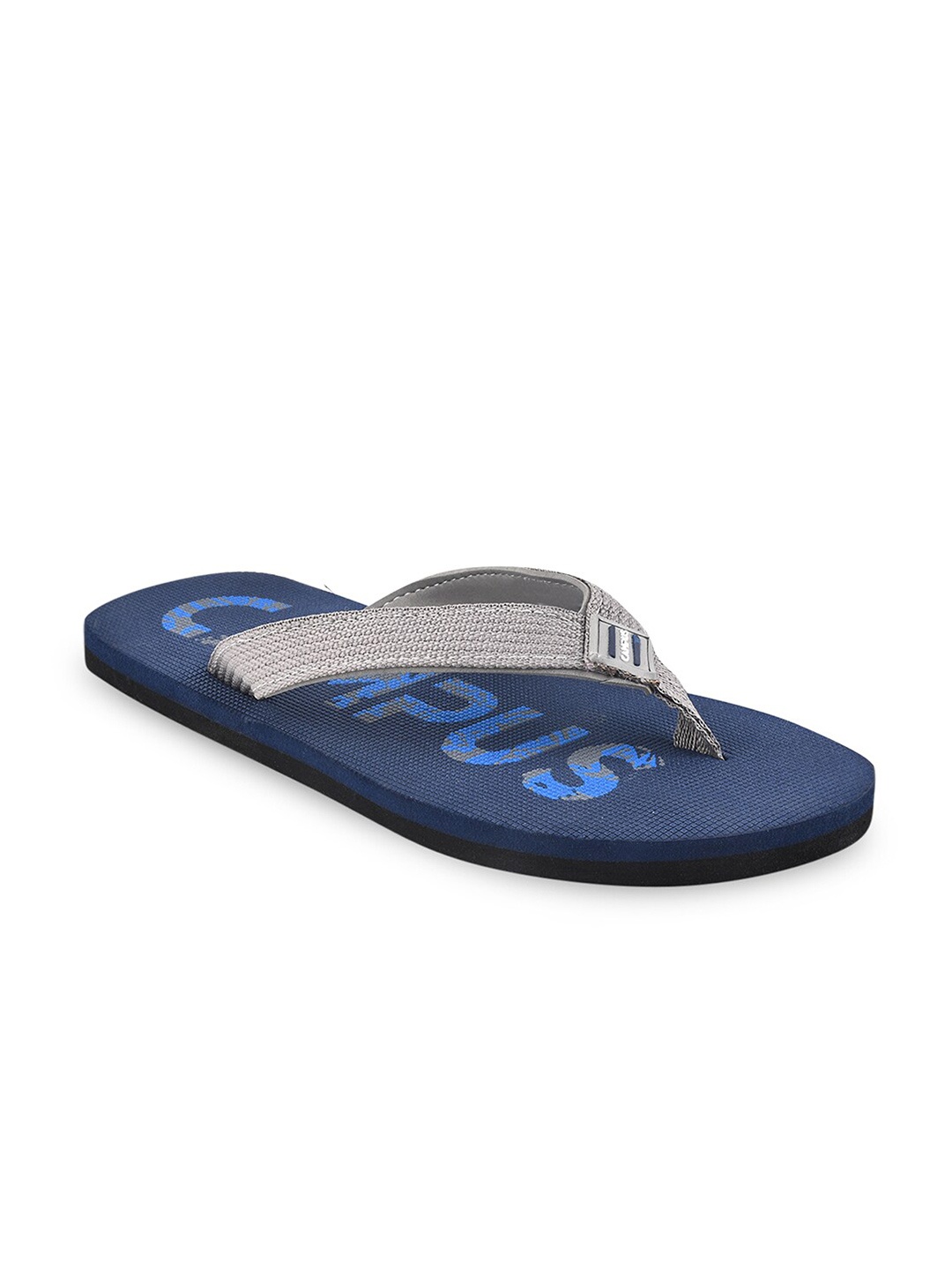 

Campus Men Printed Thong Flip-Flops, Blue