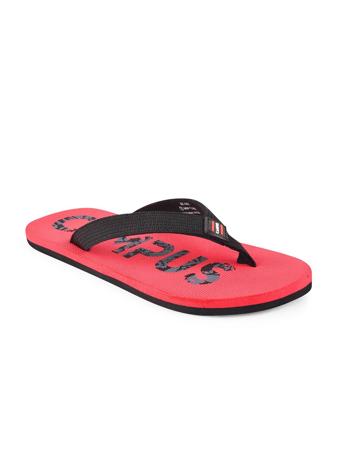 

Campus Men Printed Thong Flip-Flops, Red