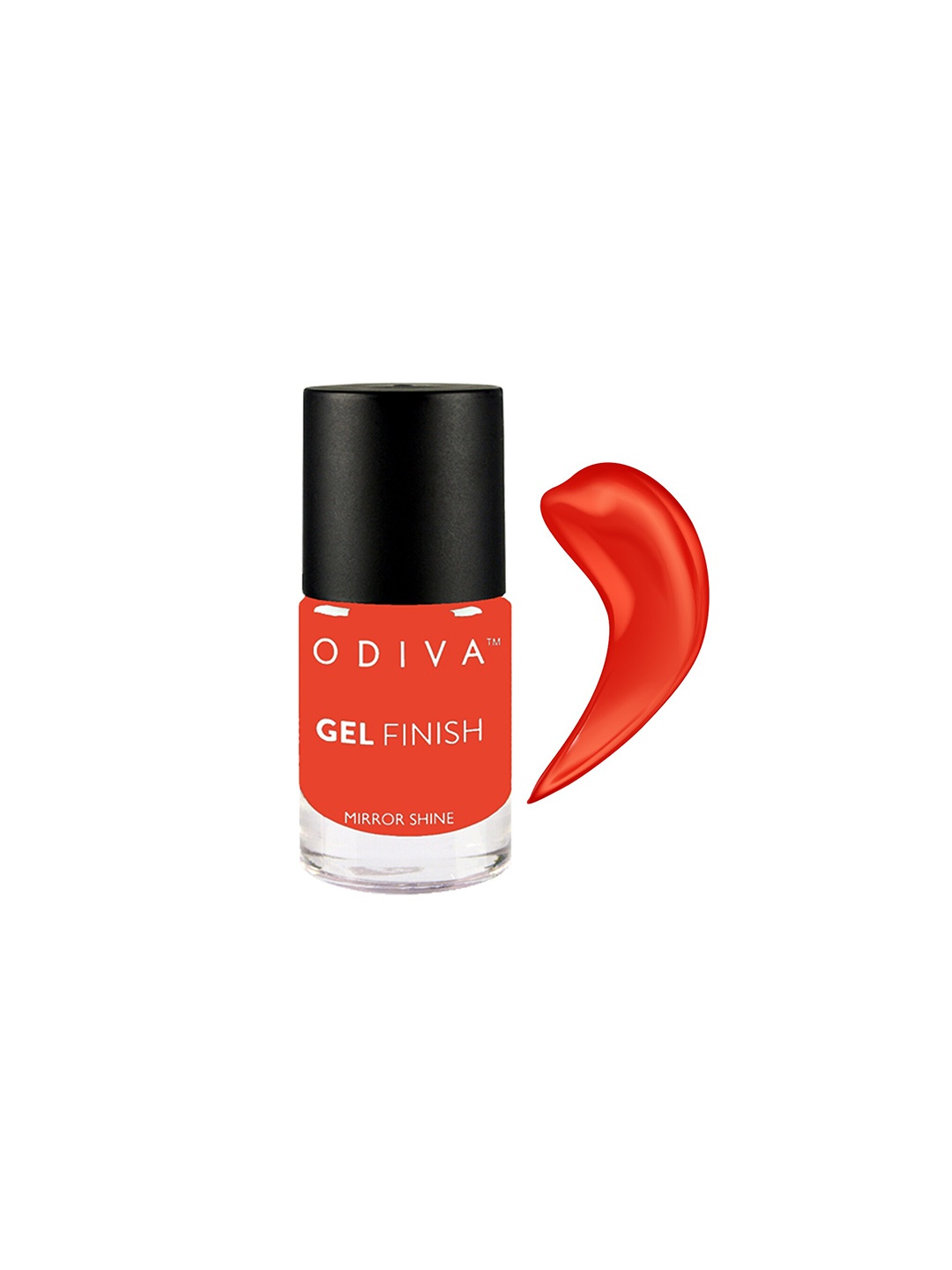 

ODIVA Mirror Shine Gel Finish Long-Wearing Nail Polish 11ml - Orange Blossom 02