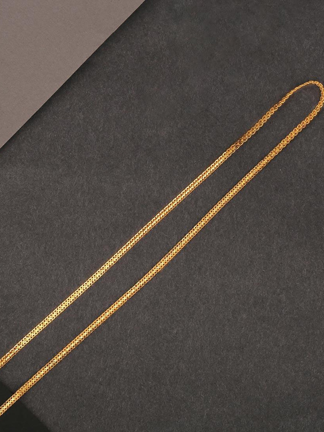 

CANDERE A KALYAN JEWELLERS COMPANY Men 22KT BIS Hallmark Gold Kamal Chain-6.74gm