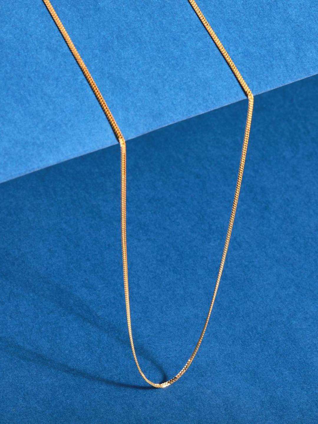 

CANDERE A KALYAN JEWELLERS COMPANY Men 22KT BIS Hallmark Gold Chain-6.73gm