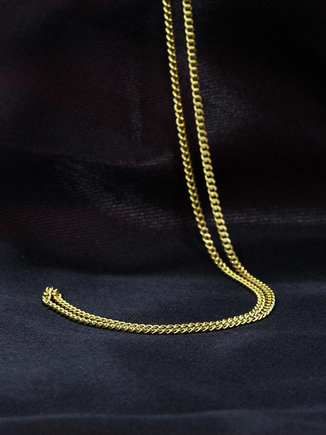 

CANDERE A KALYAN JEWELLERS COMPANY Men 22KT BIS Hallmark Gold Chain-3.87 g