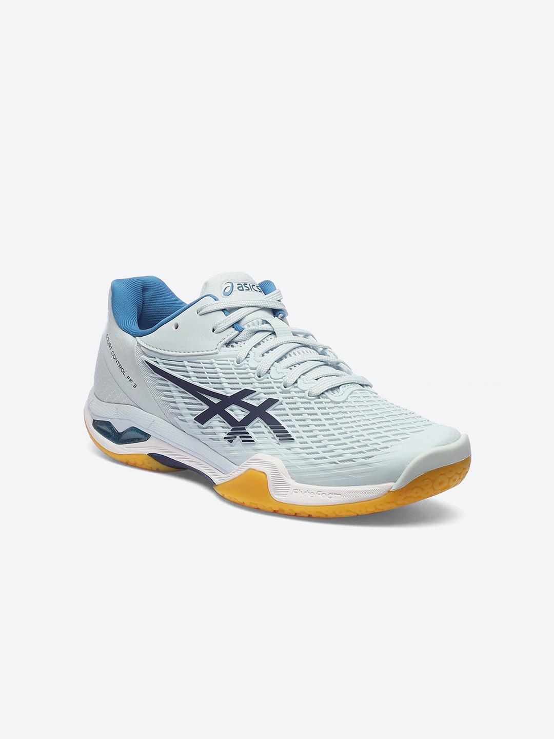 

ASICS Women Blue COURT CONTROL FF 3 Indoor Sports Shoes, Grey