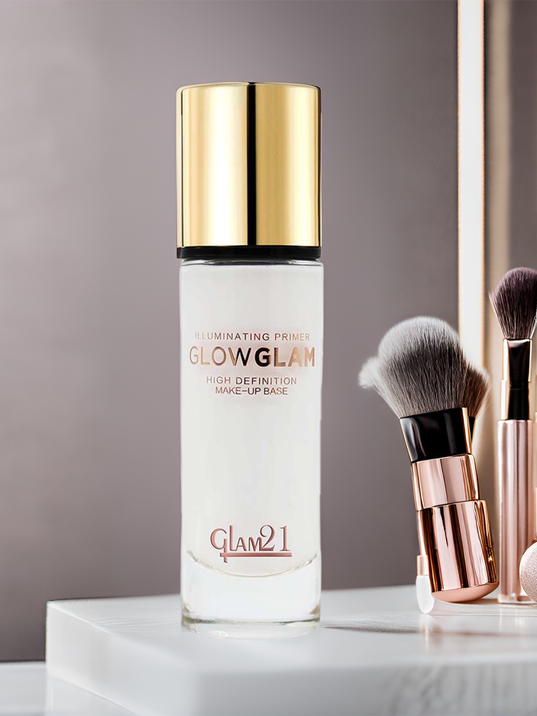 

GLAM21 Glow Glam Illuminating HD Matte Finish Primer 40 ml - Natural Tint, White