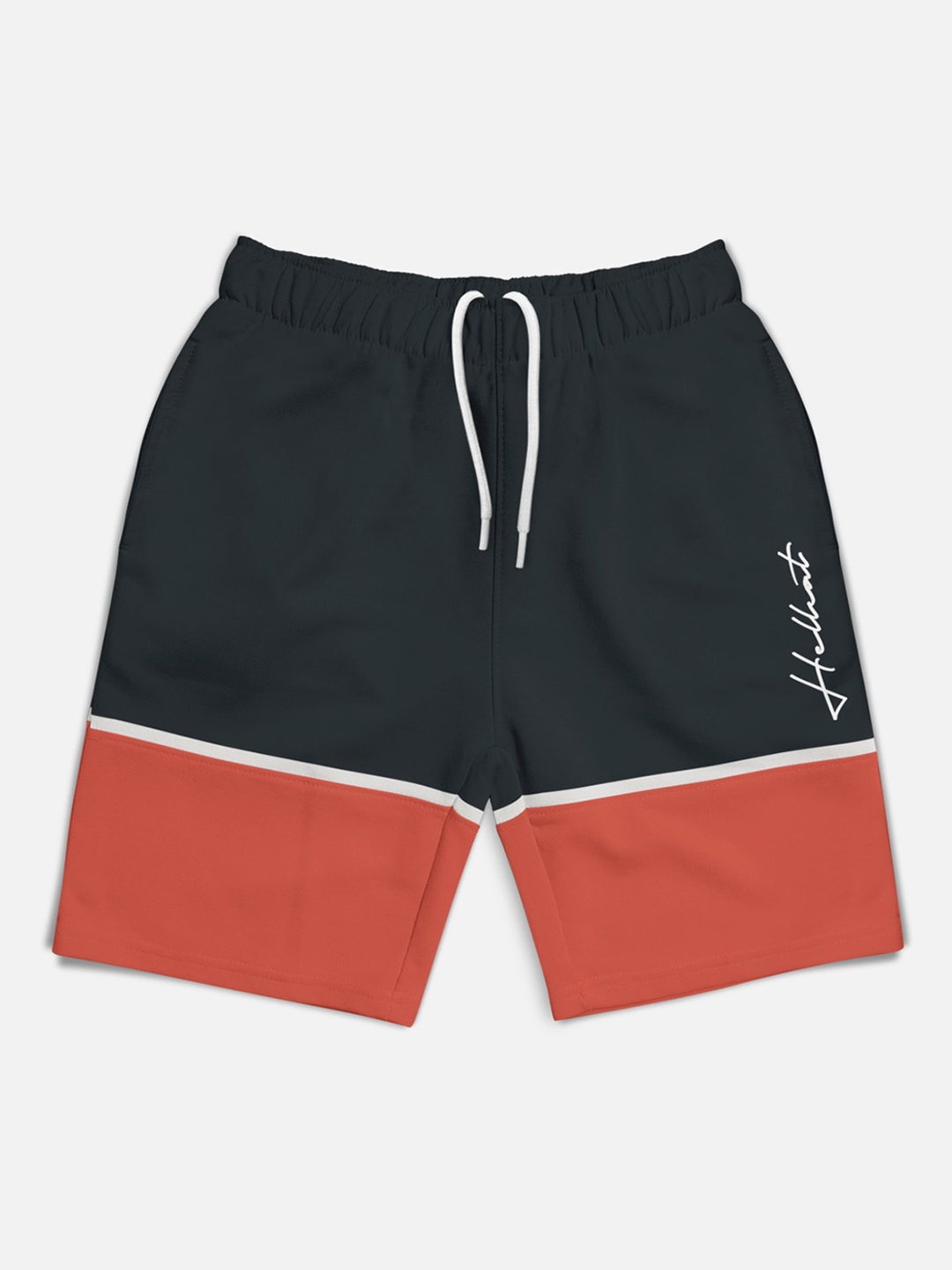 

HELLCAT Boys Colourblocked Sports Shorts Technology, Grey