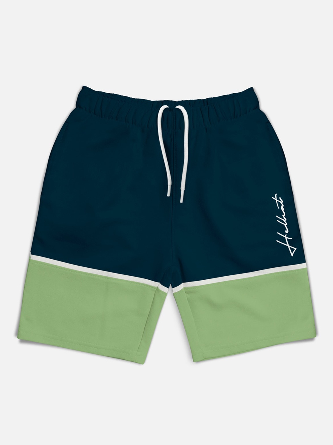 

HELLCAT Boys Colourblocked Sports Shorts Technology, Blue