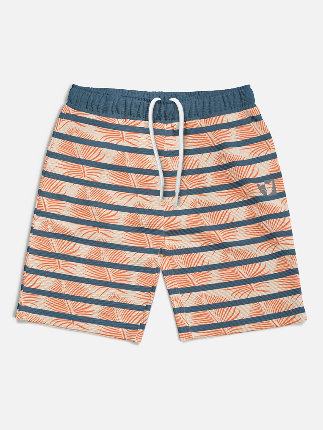 

HELLCAT Boys Striped Technology Shorts, Turquoise blue