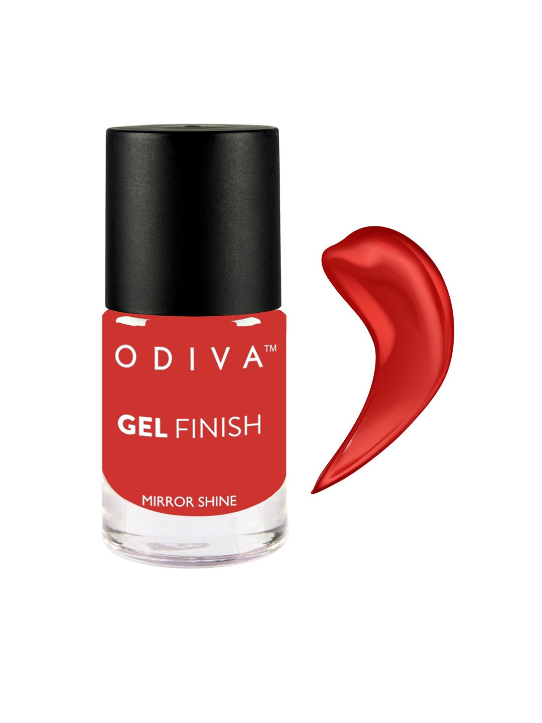 

ODIVA Gel Finish Long-Wearing Mirror Shine Nail Polish 11ml - Sweat Escape 26, Orange