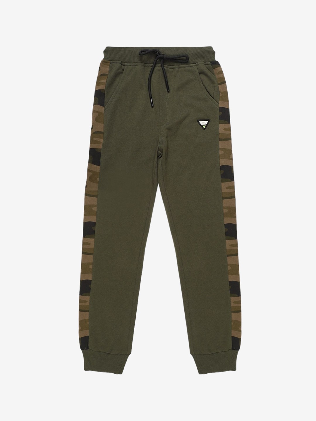 

Alan Jones Boys Side Panel Detail Regular Fit Joggers, Olive